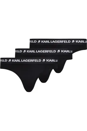 Karl Lagerfeld Logo-waistband briefs (pack of three)