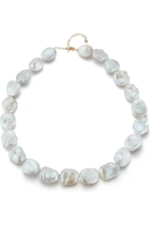 Mateo 14kt yellow gold baroque pearl strand necklace