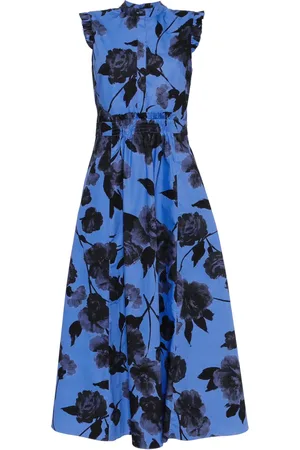 Erdem Floral-print cotton dress