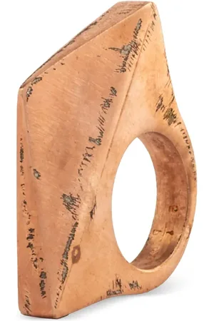 PARTS OF FOUR Crescent Bridge gold-plated ring