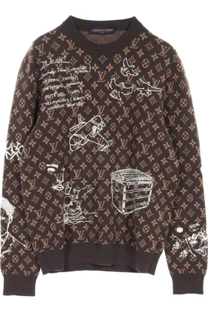 LOUIS VUITTON 2000s monogram wool jumper