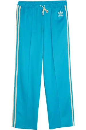 adidas Flocked-Trefoil logo track pants