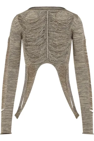 Rick Owens Ripped-detail T-shirt