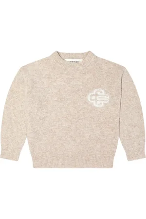 The Couture Club Jacquard-emblem sweater
