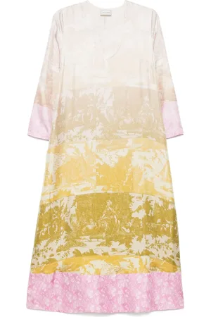 PIERRE-LOUIS MASCIA Silk maxi dres