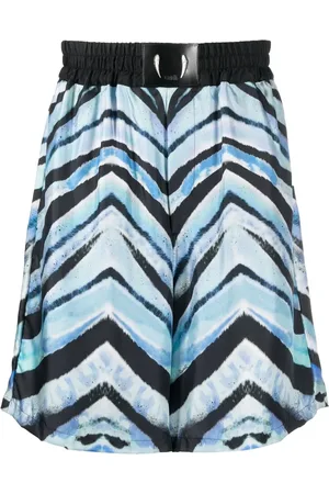 Roberto Cavalli Zebra print elasticated waistband shorts
