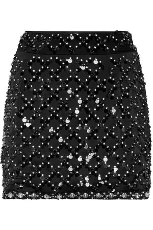 Philipp Plein Paillette-embellished mini skirt