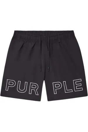 Purple Brand Logo-print bermuda shorts
