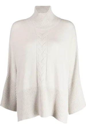 N.PEAL Cable-knit cashmere jumper