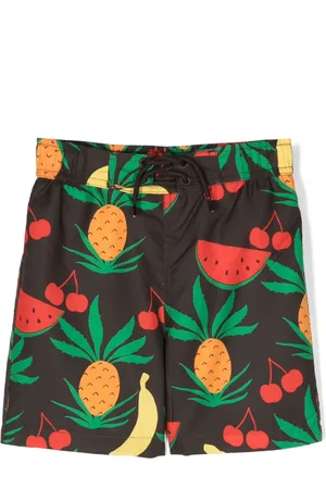 Mini Rodini Fruit-print swim shorts