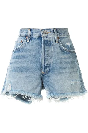 AGOLDE Swap Meet distressed shorts