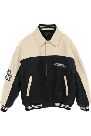LOUIS VUITTON 2010s logo-patch varsity jacket