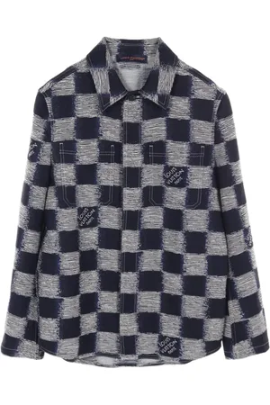 LOUIS VUITTON 2010s Damier Azur shirt