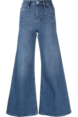 Frame Le Palazzo Crop wide-leg jeans
