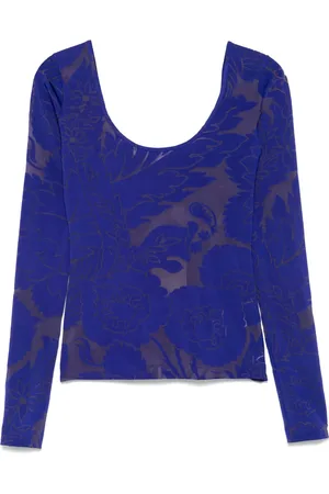 Etro Floral-intarsia T-shirt