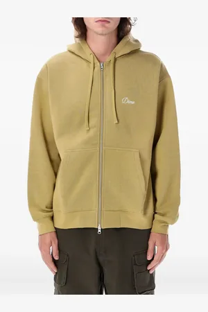 DIME Cursive zip-up hoodie