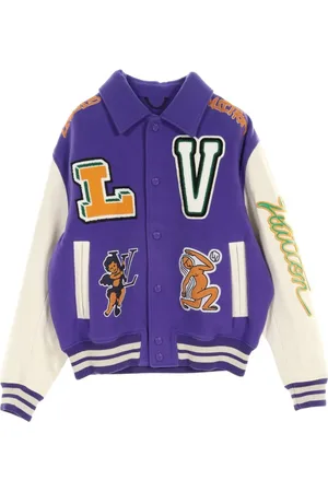 LOUIS VUITTON 2010s multi-patches varsity jacket