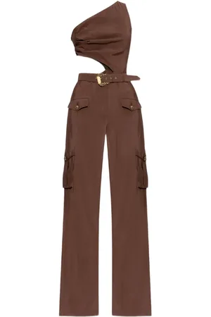 VERSACE Baroque-buckle jumpsuit