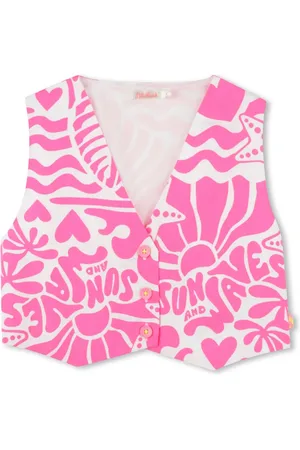 Billieblush Graphic-print waistcoat