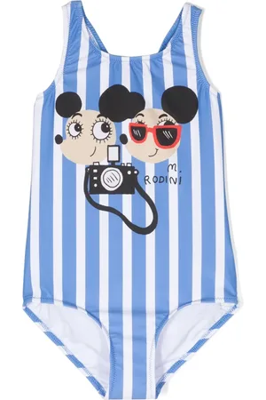 Mini Rodini Cartoon-print swimsuit
