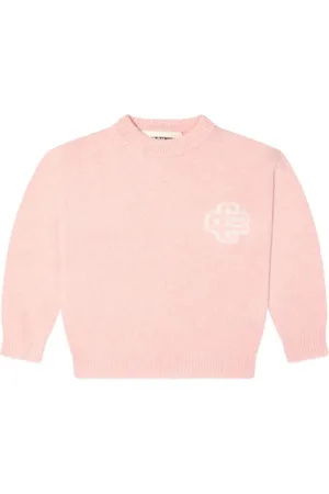 The Couture Club Jacquard-emblem sweater