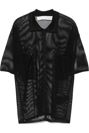 ISABEL BENENATO Open-knit shirt