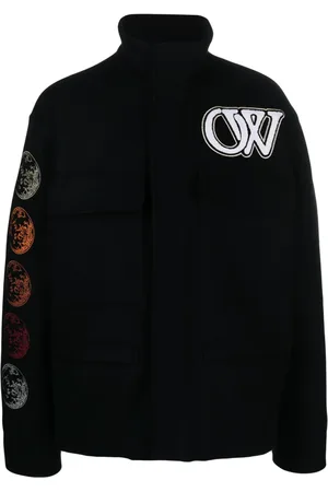 OFF-WHITE Phase Varsity wool-blend jacket