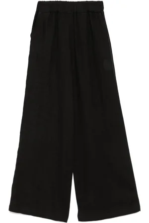Kaos Linen wide-leg trousers