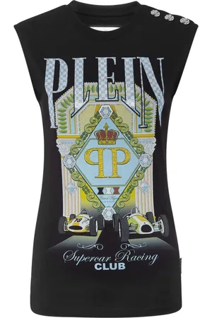 Philipp Plein Supercar Racing Club tank top