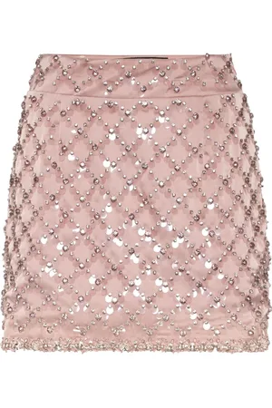 Philipp Plein Paillette-embellished mini skirt