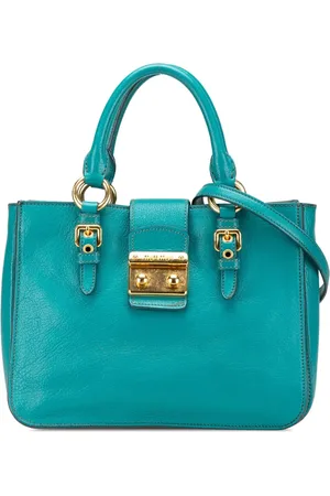 Miu Miu 2010-2024 Goatskin Madras satchel