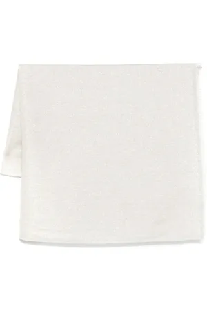Brunello Cucinelli Metallic-thread scarf