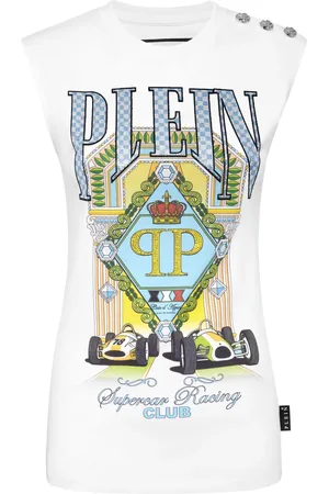 Philipp Plein Supercar Racing Club tank top