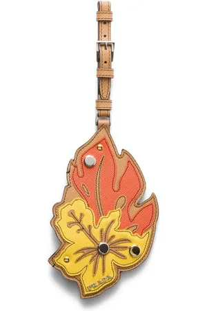 Prada Leaf-shaped name tag