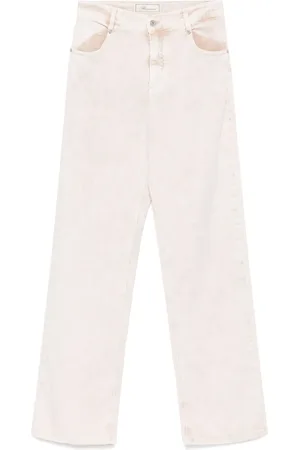 BLUMARINE Washed jeans