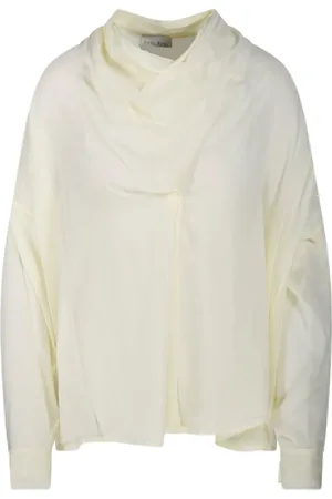 FORTE FORTE Cowl-neck blouse