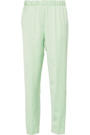 FORTE FORTE Elasticated high-waisted trousers