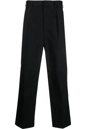Emporio Armani Pleat-detail straight-leg trousers