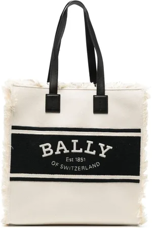 Bally Embroidered-logo canvas tote bag
