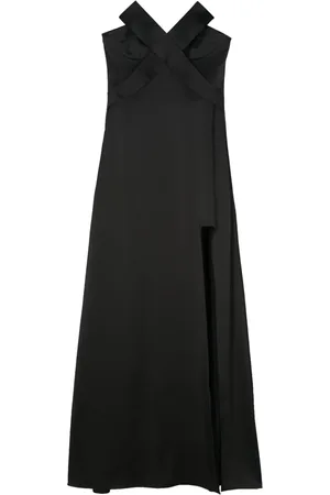 GENNY X-embellished long dress