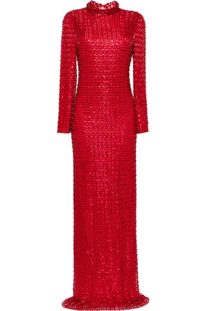 Jenny Packham Star Gazer crystal-embellished gown
