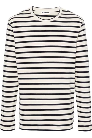 Jil Sander Long-sleeve striped sweatshirt