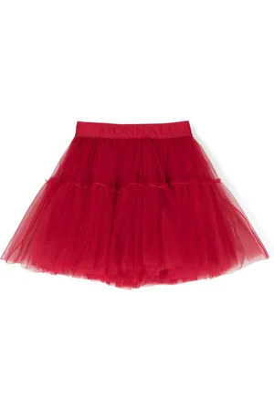MONNALISA Tulle circle skirt
