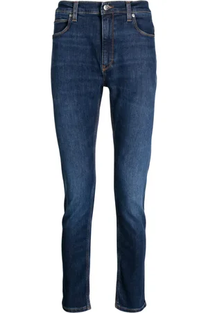 HUGO BOSS Mid-rise tapered-leg jeans