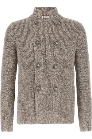 Brunello Cucinelli Mélange-effect cardigan