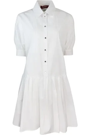 Max Mara Caronte puff-sleeve shirt dress