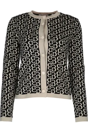 I BLUES Monogrammed button-up cardigan
