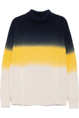 MONSE Ombré zip-detail jumper