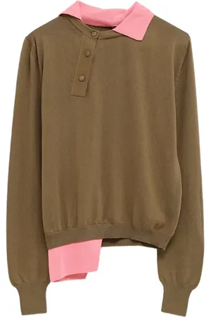all in Asymmetric polo jumper