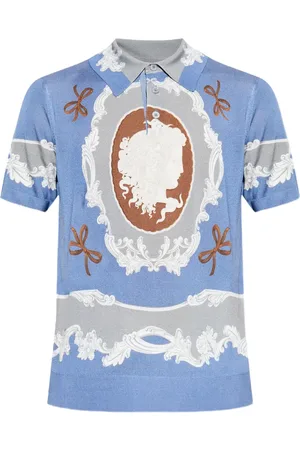 VERSACE Medusa-motif polo shirt